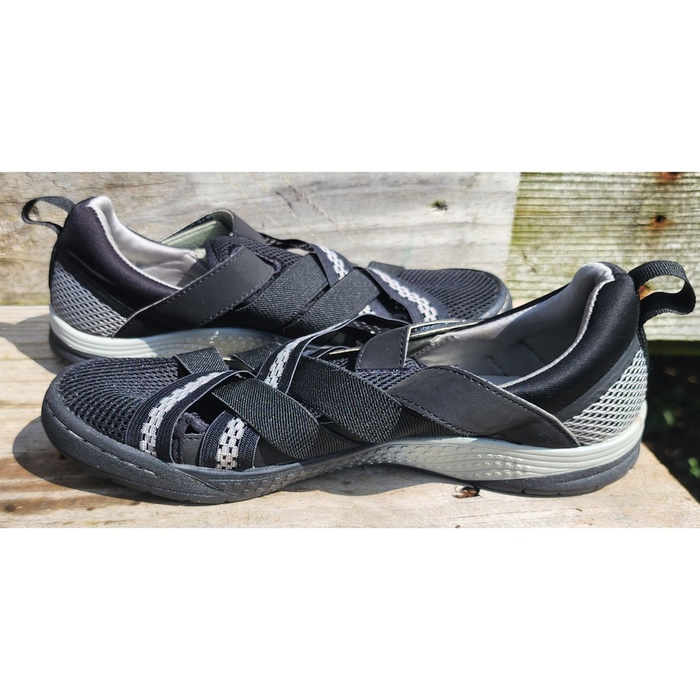 J Sport by Jambu Essex Black Grey Water Shoes Sporty Mary Jane Womens Size 7.5M